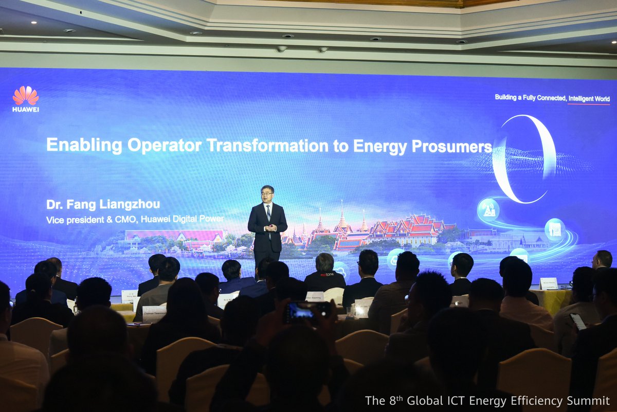 👏 The 8th Global #ICT Energy Efficiency Summit, held successfully in Bangkok, showcased industry leaders advocating for green network transformation. 
More details: bit.ly/3UVepAe
 #ICT #SmartPower #energy