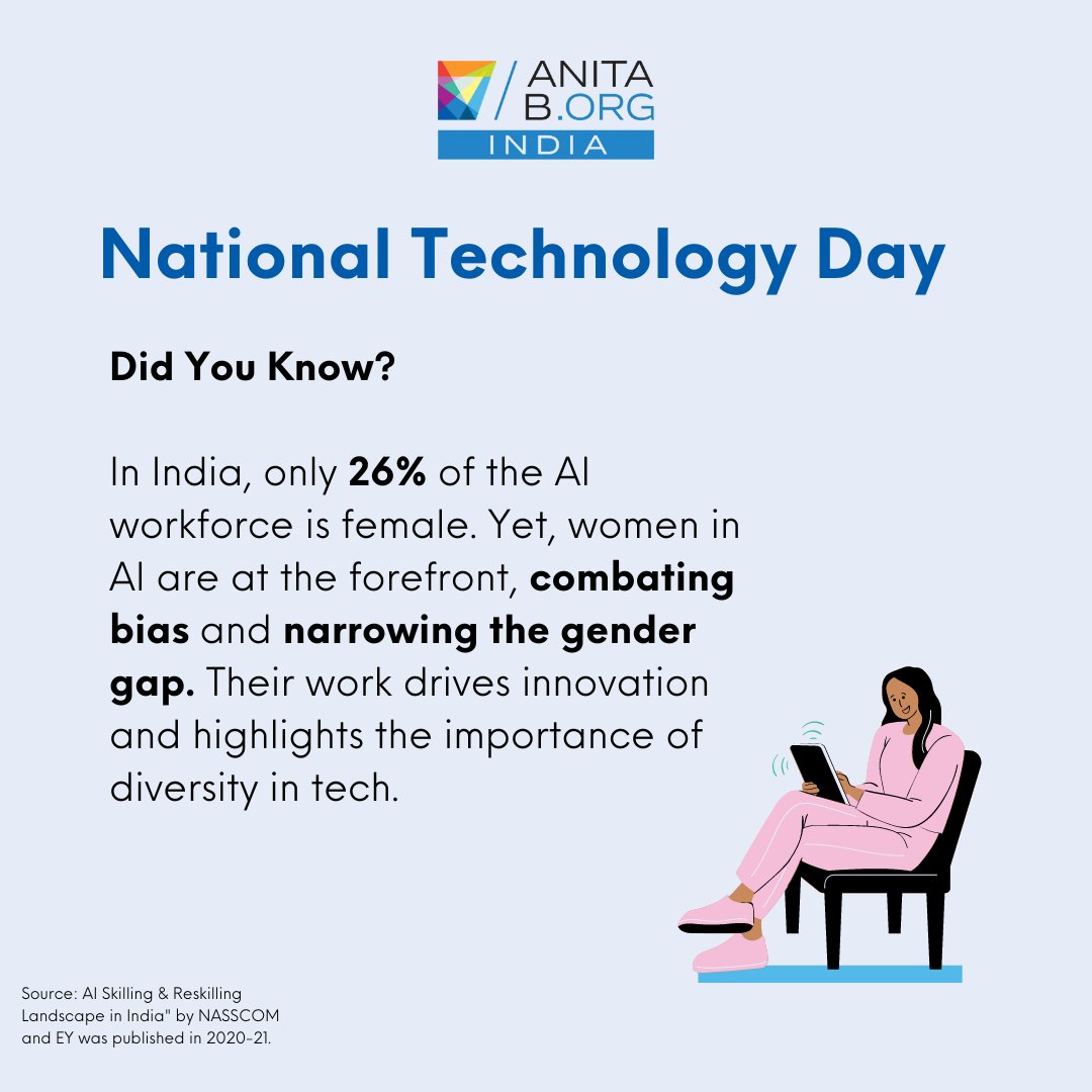 💡 Combatting bias in Indian tech isn't just about fairness—it's about unleashing untapped potential. Embracing diversity isn't just a feel-good move—it's a strategic advantage.

Let's head towards sustainable change. Happy National Technology Day!

#NonBinary #Inclusivity