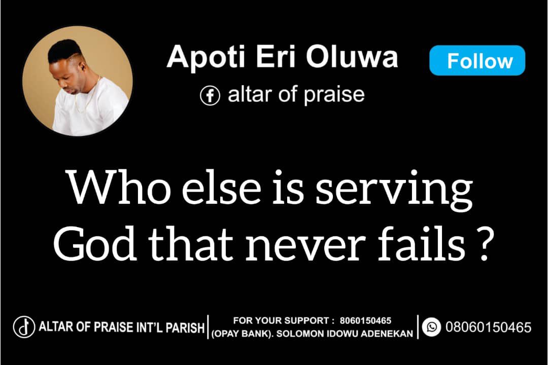 Apoti Eri Oluwa (@Altarofpraise20) on Twitter photo 2024-05-11 07:48:49