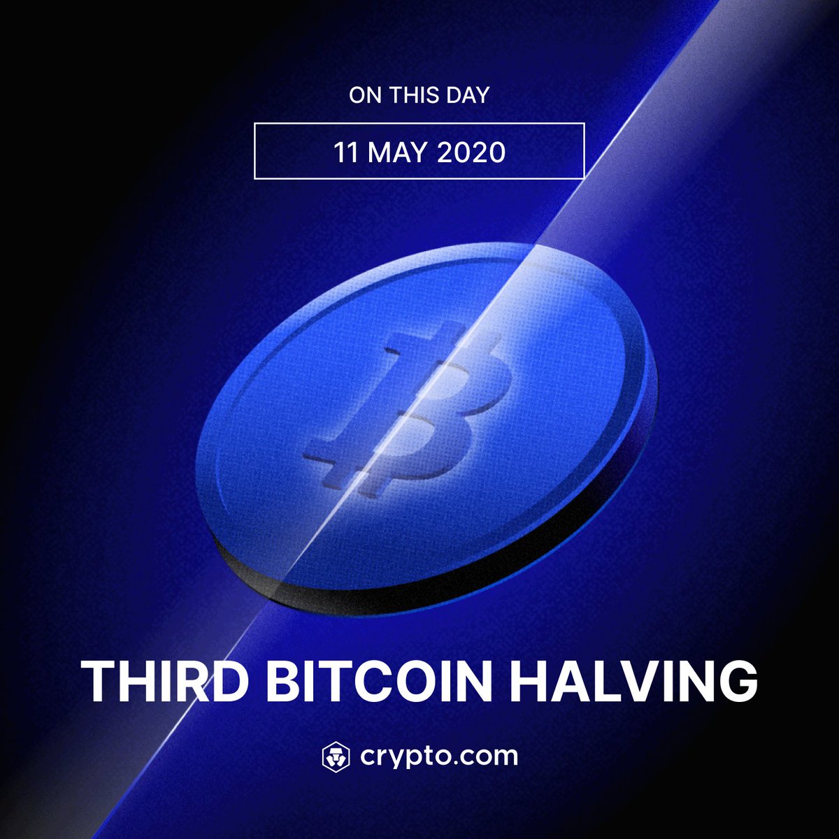 On this day in 2020, 3rd #Bitcoin Halving occurred which reduced the block rewards from 12.5 #BTC to 6.25 $BTC