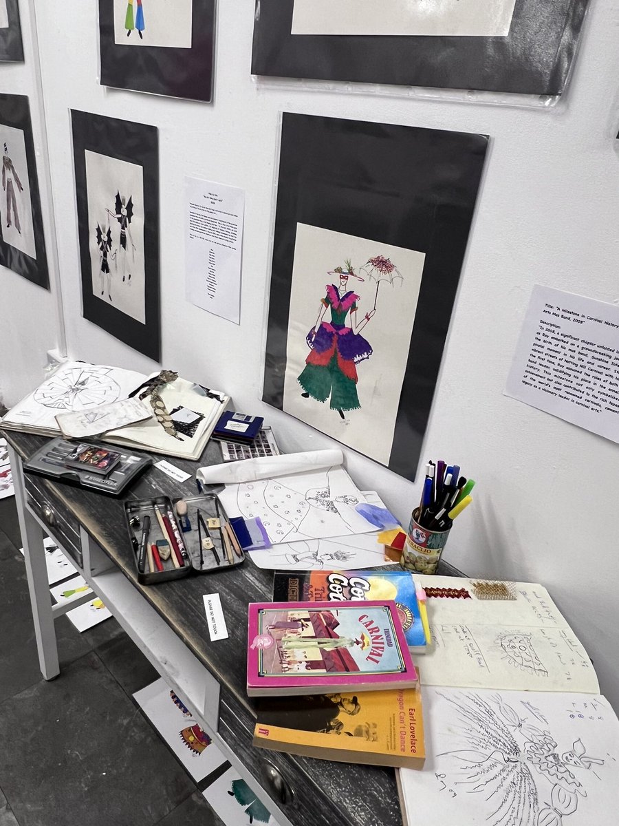 Our Carnival Dreams exhibition, featuring Ray Mahabir's 27-year design collection, is now open! 12-5 today Join us for an unforgettable journey through art and culture. Don't miss out – come and experience the magic!