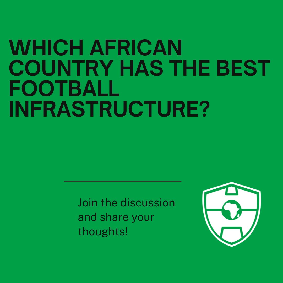 Which African country has the best football infrastructure?🤔 #AfricaSoccerZone #ASZ