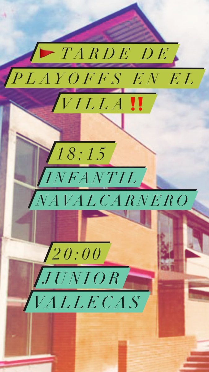 ⏰  Tienes doble cita esta tarde en el Villa a partir de las 18:15. 

✍🏼  Apúntatelo, que luego no se diga que no se avisó.

💪🏼 ¡Nuestros chicos necesitan ruido!

¡ 1 - 2 - 3  ALAMEDA !

#SentimientoVerde💚