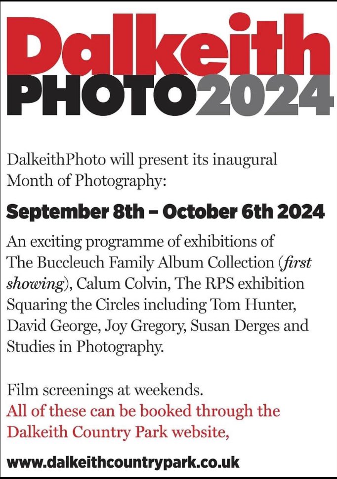 I’ll be talking and showing #photography at Dalkeith photo 2024. Looks like a great show with lots of events with