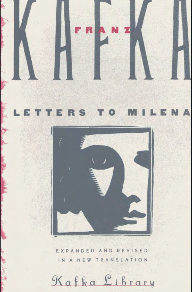 Izelthefirst's tweet photo. Letters to Milena 

Sesuai judul, ni buku isinya cm kumpulan surat kafka buat milena. Kafka di sini sering menyampaikan pemikiran filosofinya lewat kata-kata yg penuh makna, menghadirkan refleksi mendalam tentang kehidupan &amp; kemanusiaan. https://t.co/PByYT7jdOh