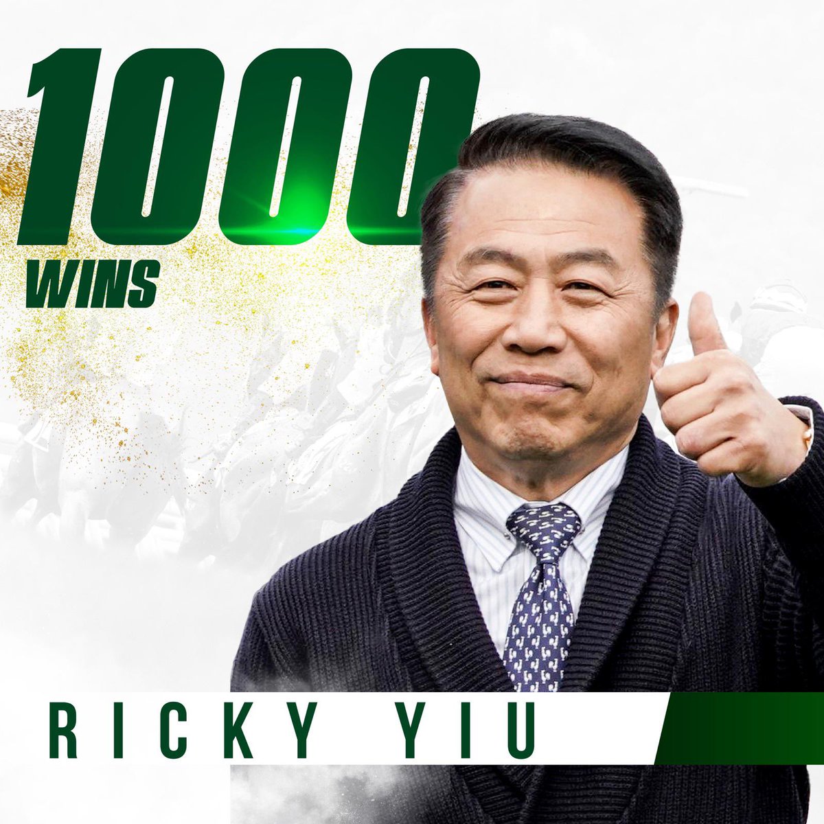 Too good, Ricky Yiu! 🍾 1,000 of the best in Hong Kong… #HKracing