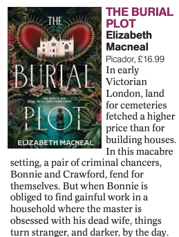 In <a href="/heraldscotland/">The Herald</a>, critic Rosemary Goring invites us to 'step back in time with a great book' - and one of her suggestions is <a href="/esmacneal/">Elizabeth Macneal</a>'s marvellous #TheBurialPlot, out 6th June. It's in very fine company, too: heraldscotland.com/life_style/243…