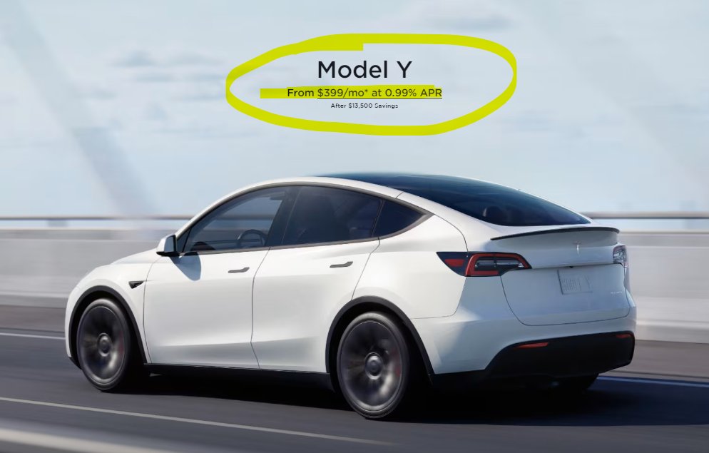 🔥NEWS: Tesla just launched very attractive financing rates (0.99% APR) across the entire US Model Y lineup for orders by May 31st. 

▫️This should create a meaningful demand boost since it increases affordability. For many customers, the montly payment is the critical metric and…