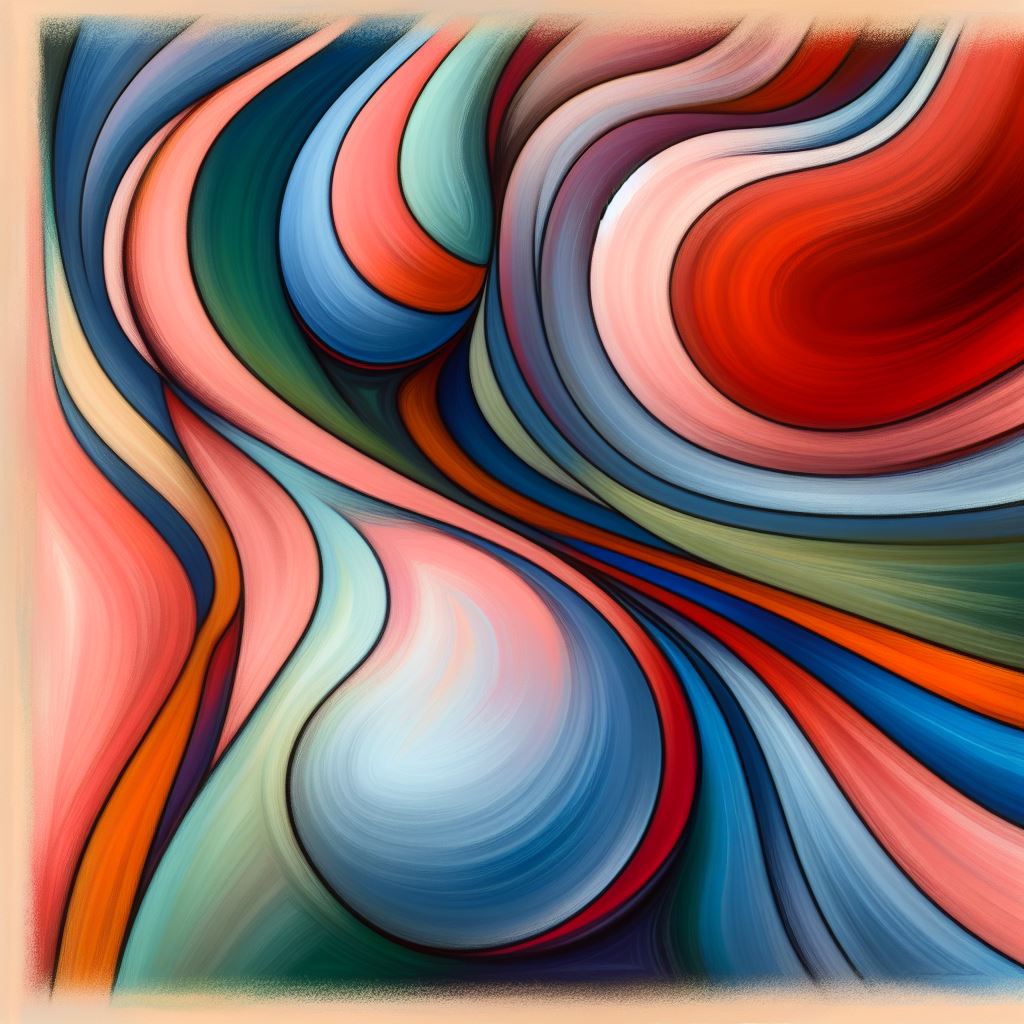 I asked for women with curves (can't remember the exact prompt) to an #AI, and got this abstract nonsense, it's almost nice, but come on...
#AIart #aiartcommunity #art #Abstract #abstractpainting #AIart #AIArtwork