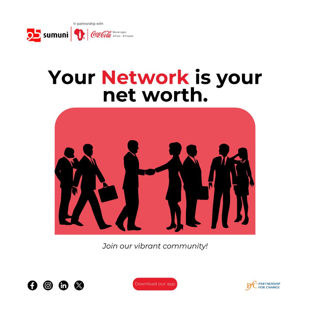 Build connections wisely, your network is your net worth. Join sumuni today and unlock a valuable network that can elevate your net worth.             
Download the app on the link below for android 
tinyurl.com/sumuni
Website sumuni.net