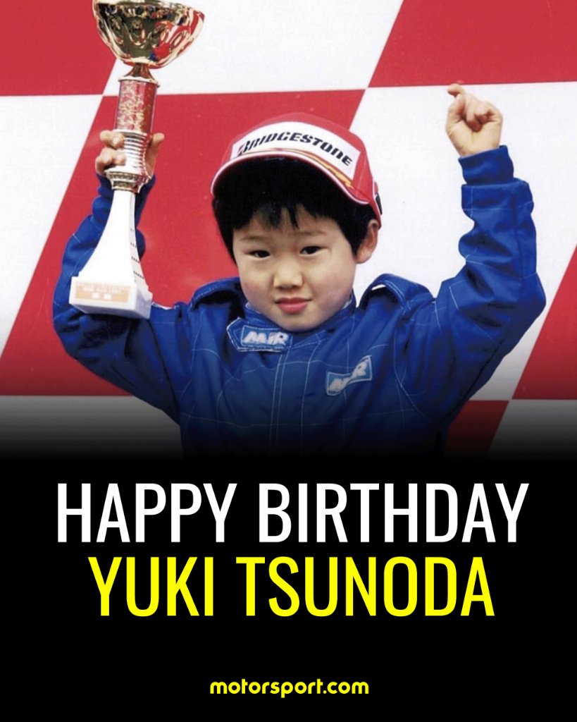 Happy 24th birthday to Yuki Tsunoda! 🥳