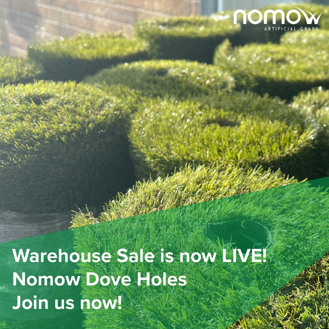 🚨 Nomow's Warehouse Sale is now LIVE! 🚨

Join us today to get some incredible deals that will transform your outdoor space ☀️

🚪 Doors shut at 1:00pm today 🚪

Don't miss out! 🌱

 #Nomow #ArtificialGrass #Gardening #warehousesale #joinustoday #deals
