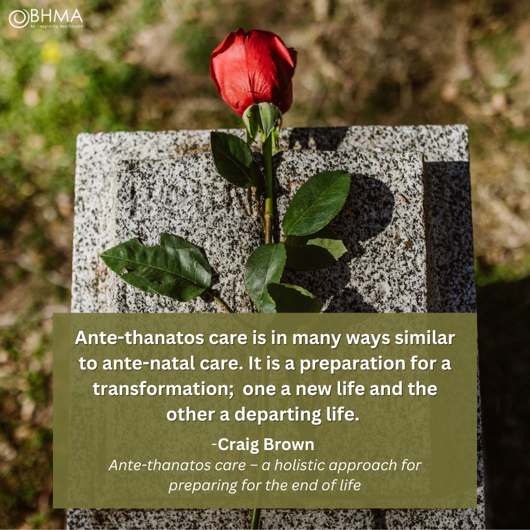 After being diagnosed with malignant melanoma, the author made adequate preparation for his own ante-thanatos care. Read on 🔗 bhma.org/ante-thanatos-… #dyingmattersweek #death #preparation #dying #holistic #holistichealth #holistichealthcare