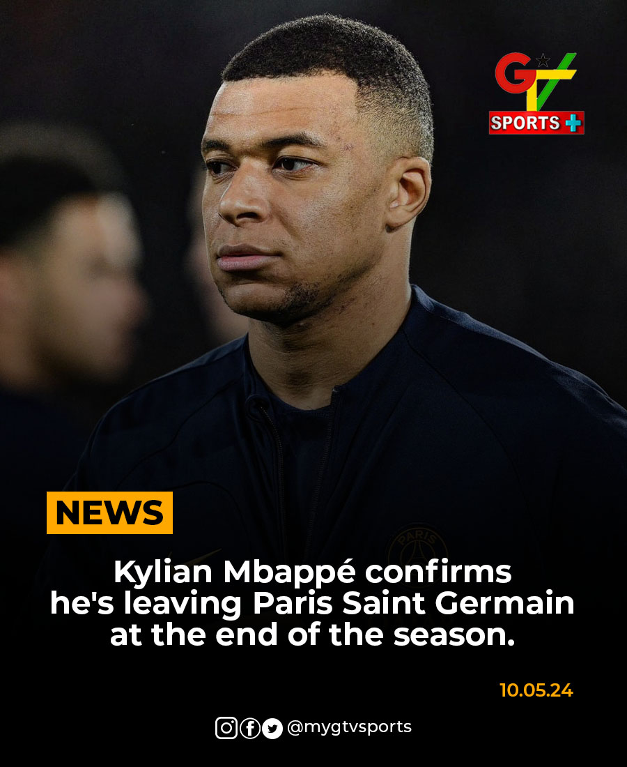 Kylian Mbappe announced he's leaving Paris Saint Germain on Friday.

Which club will he sign for ? Chelsea ?

#GTVSports