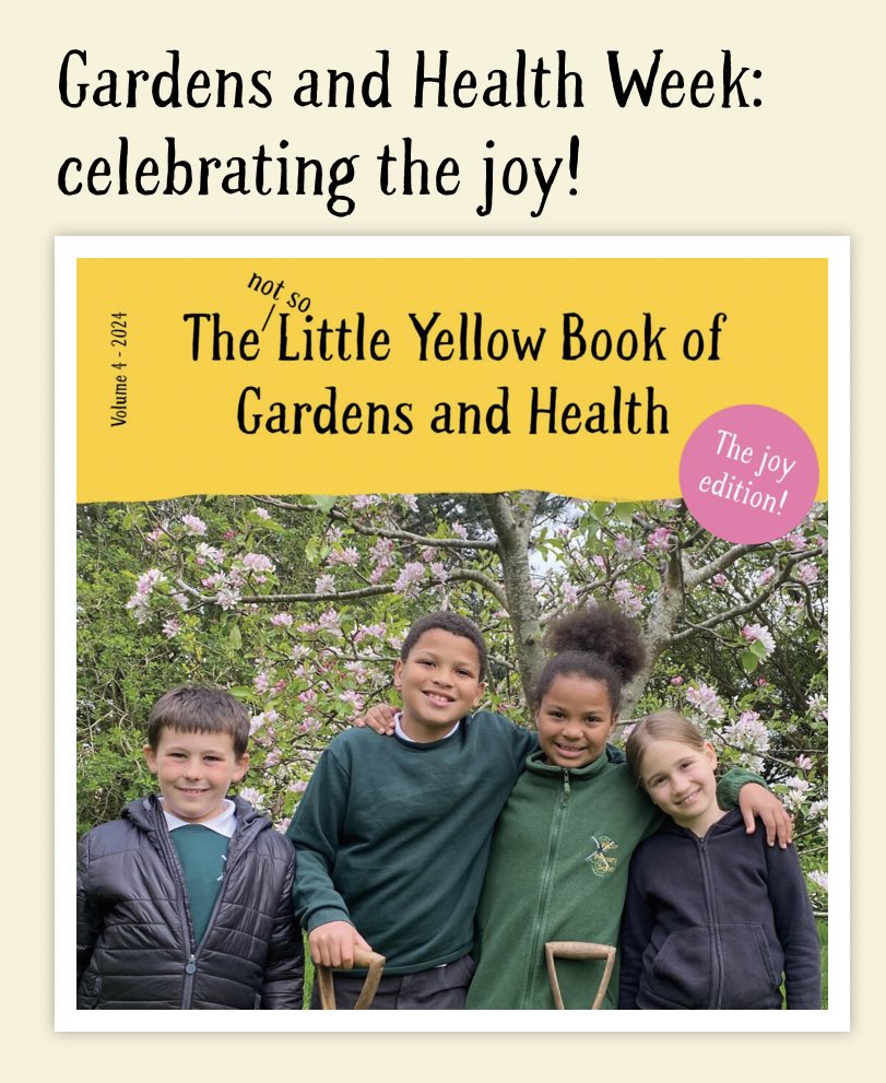 Proud to feature in the book! #GardeningTwitter ☀️💚🍰@NGSOpenGardens Gardens and Health Week: celebrating the joy! - ngs.org.uk/gardens-and-he…