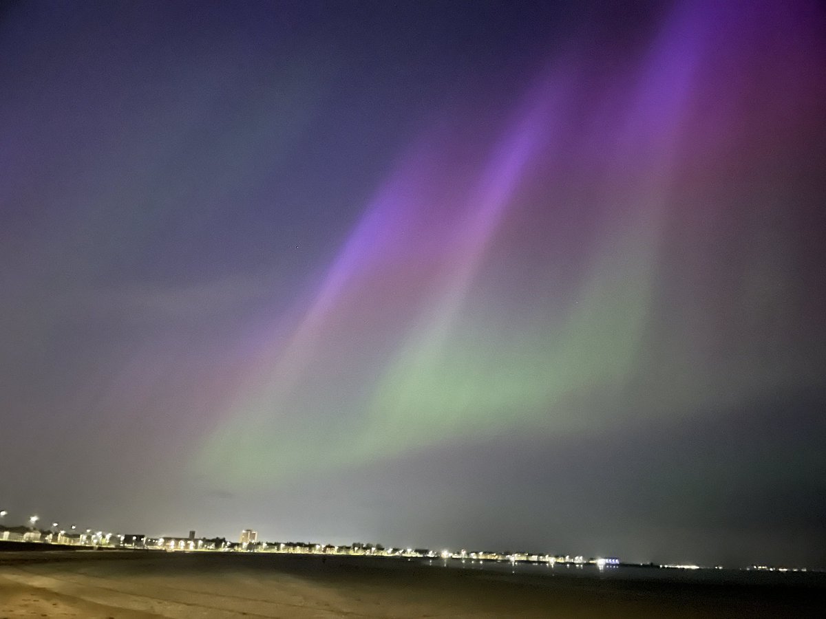 #Auroraborealis over Saltcoats.