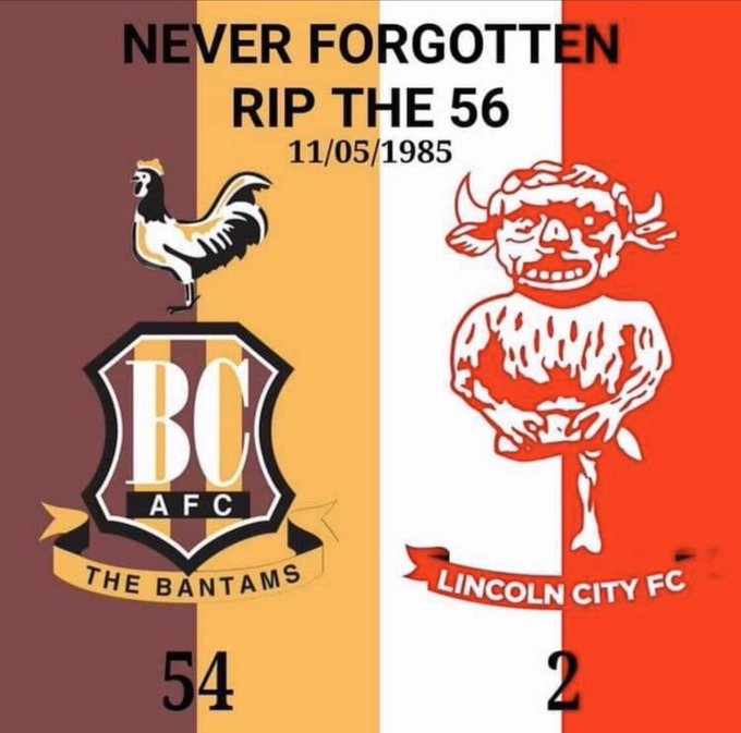 Remembering those who lost their lives at Valley Parade on this day in 1985.
Our thoughts are with the families and friends of those who died and also with the survivors.
Never forgotten
RIP
💔