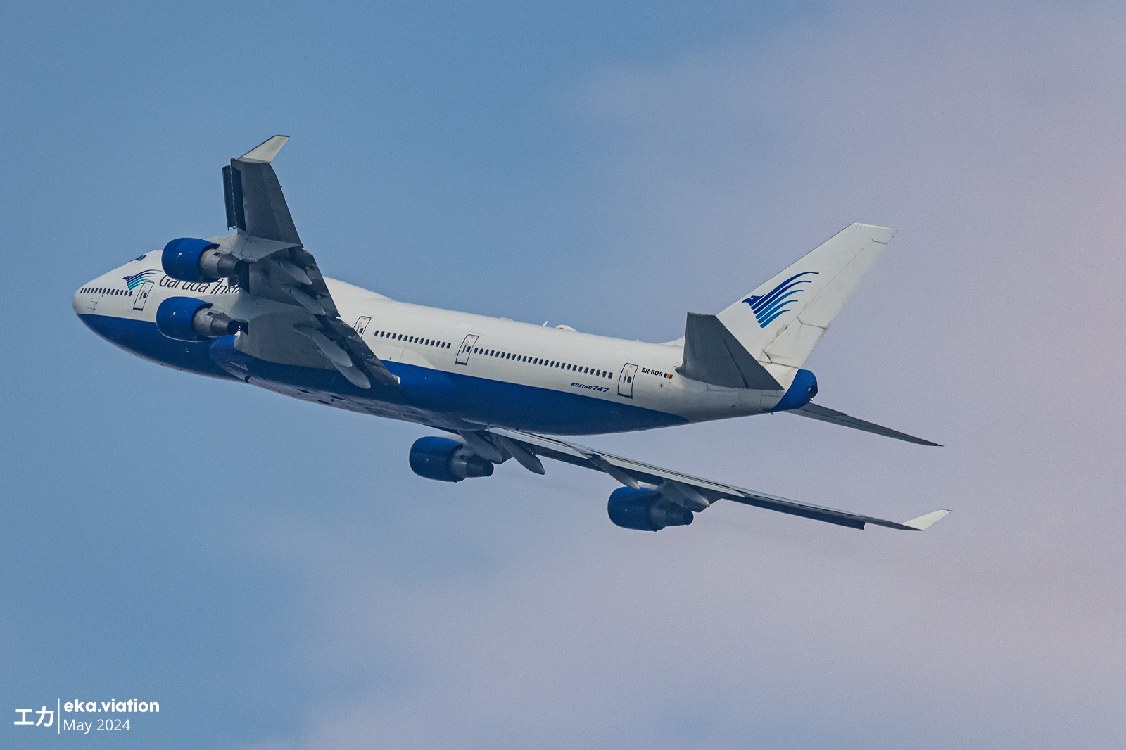 航空機・ヘリコプター Boeing 747-400 Garuda 1:500 航空機