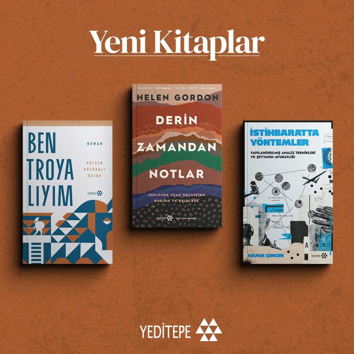 Yeni kitaplarımız sizlerle... 📚 #yeditepeyayınevi #kitap #yeni #troya #zaman #istihbarat