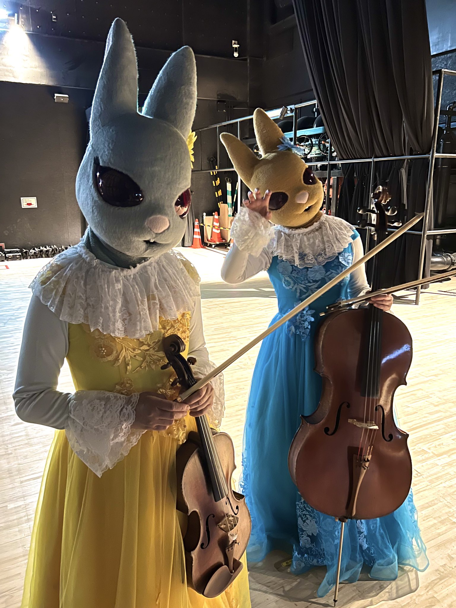 ♡ネモフィラリースのブランコで♡シーグラスアート うさぎ ᴋᴀᴋᴇɪ ⋆* | 2025.4.25 1年前の今日作ったもう一つの