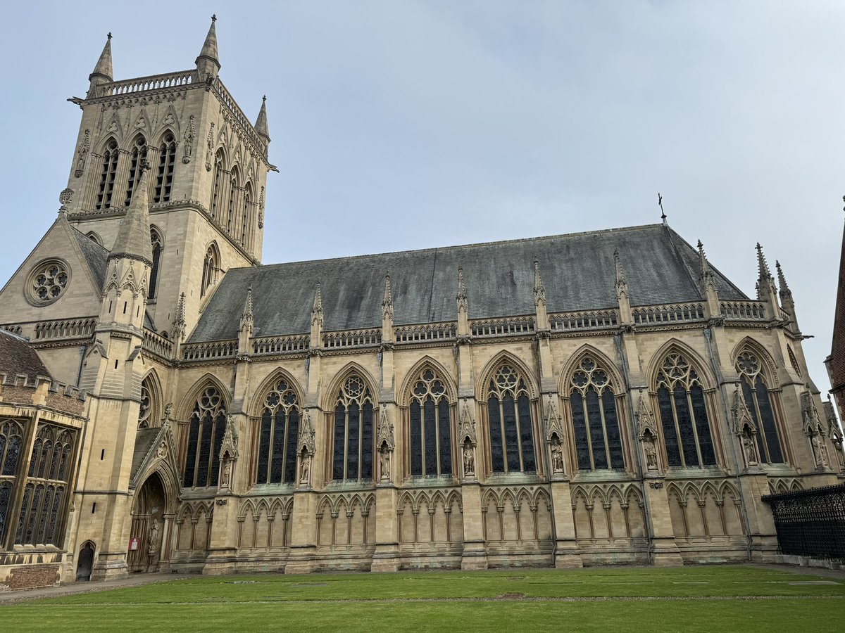 Glad to be back <a href="/stjohnscam/">St John's College, Cambridge</a> for a visit!