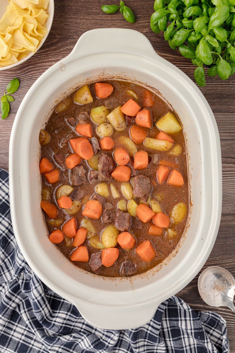 We prefer our Crockpot beef stew with just carrots and potatoes, but you could add other vegetables if you'd like.

Read more 👉 lttr.ai/ASQBk

#beefstew #crockpot