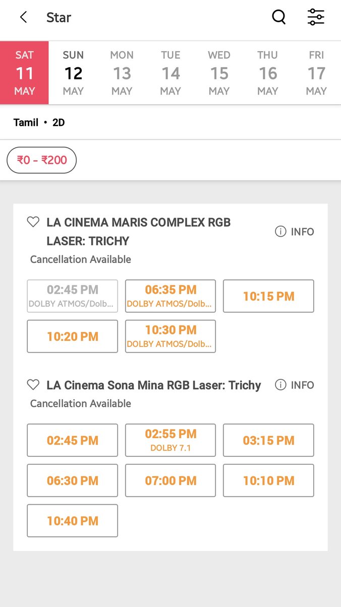 #Star Trichy Continues housefull shows here 💥