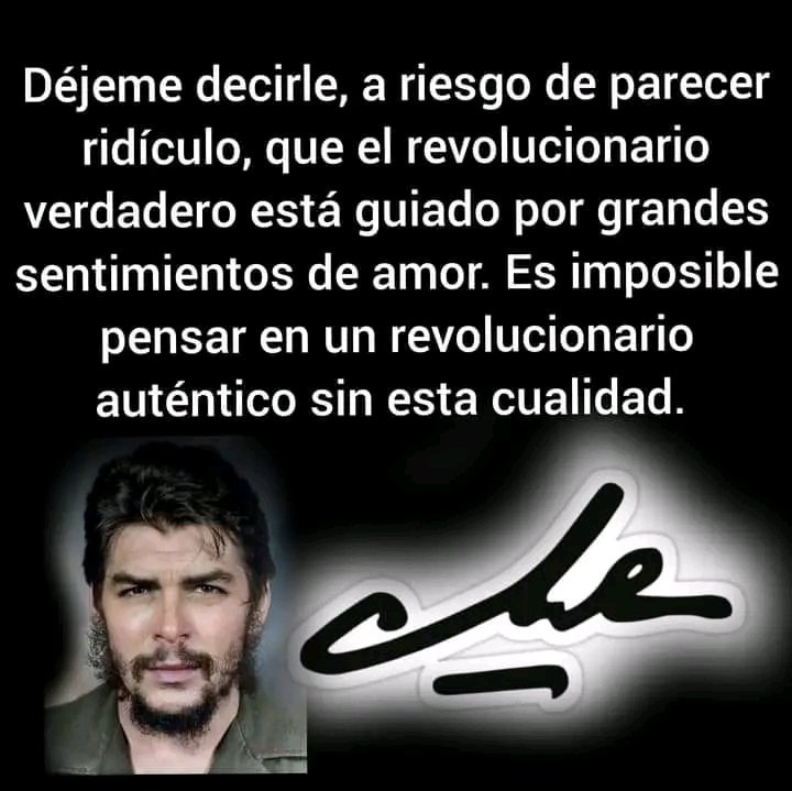 El Amor debe primar en todo revolucionario.#GenteQueSuma #HolguinSi