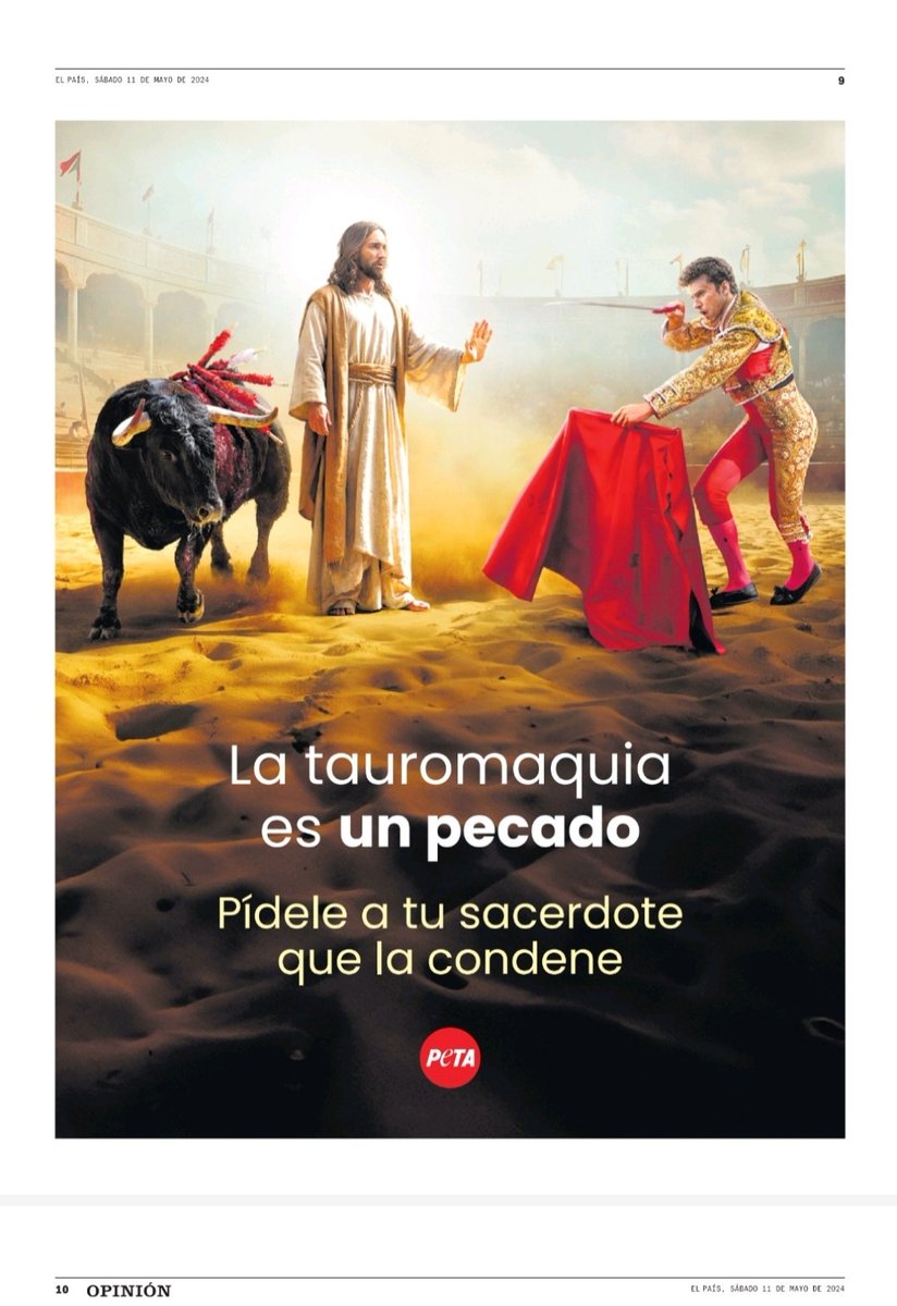Esta publicidad ha aparecido hoy en el diario El País.