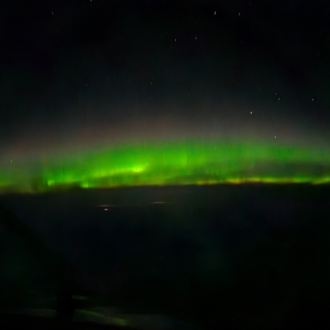 During a flight to Orkney last month, our Aberdeen Air Ambulance team captured this luminescent view of the Northern Lights. Thank you Jonathon for sending this in! #NorthernLights #Scotland #Orkney #AuroraBorealis #AirAmbulance