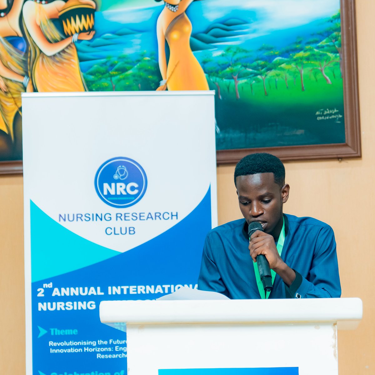 The event started with the welcoming speech of #NRC president @EloisHerve by appreciating and welcoming the honored guests and participants in general.