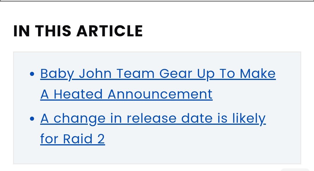 *#BabyJohn team gear up to make a heated announcement* 'Release date announcement of @Varun_dvn's film will be made shortly with a new asset* BMS & Paytm trends are very positive for Baby John. let's gooo 🔥📌