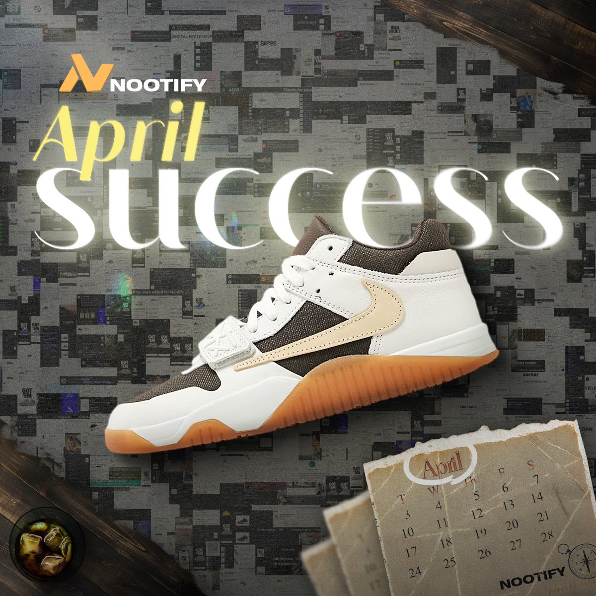 Monthly Success April Over +2300 success posts Our waitlist waitlist.nootify.eu