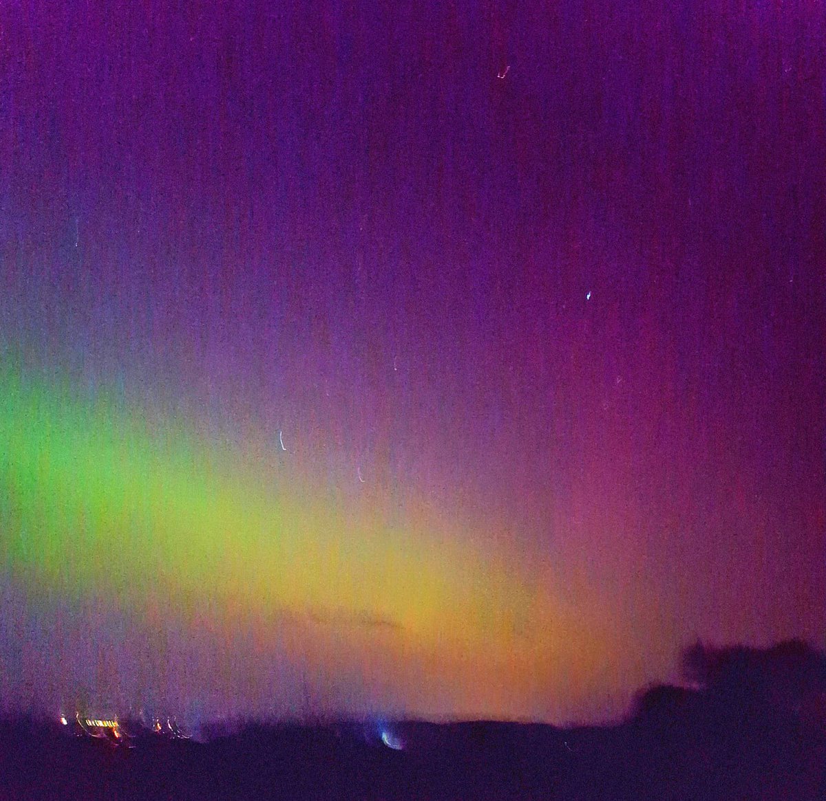 Northern lights from St Clears.