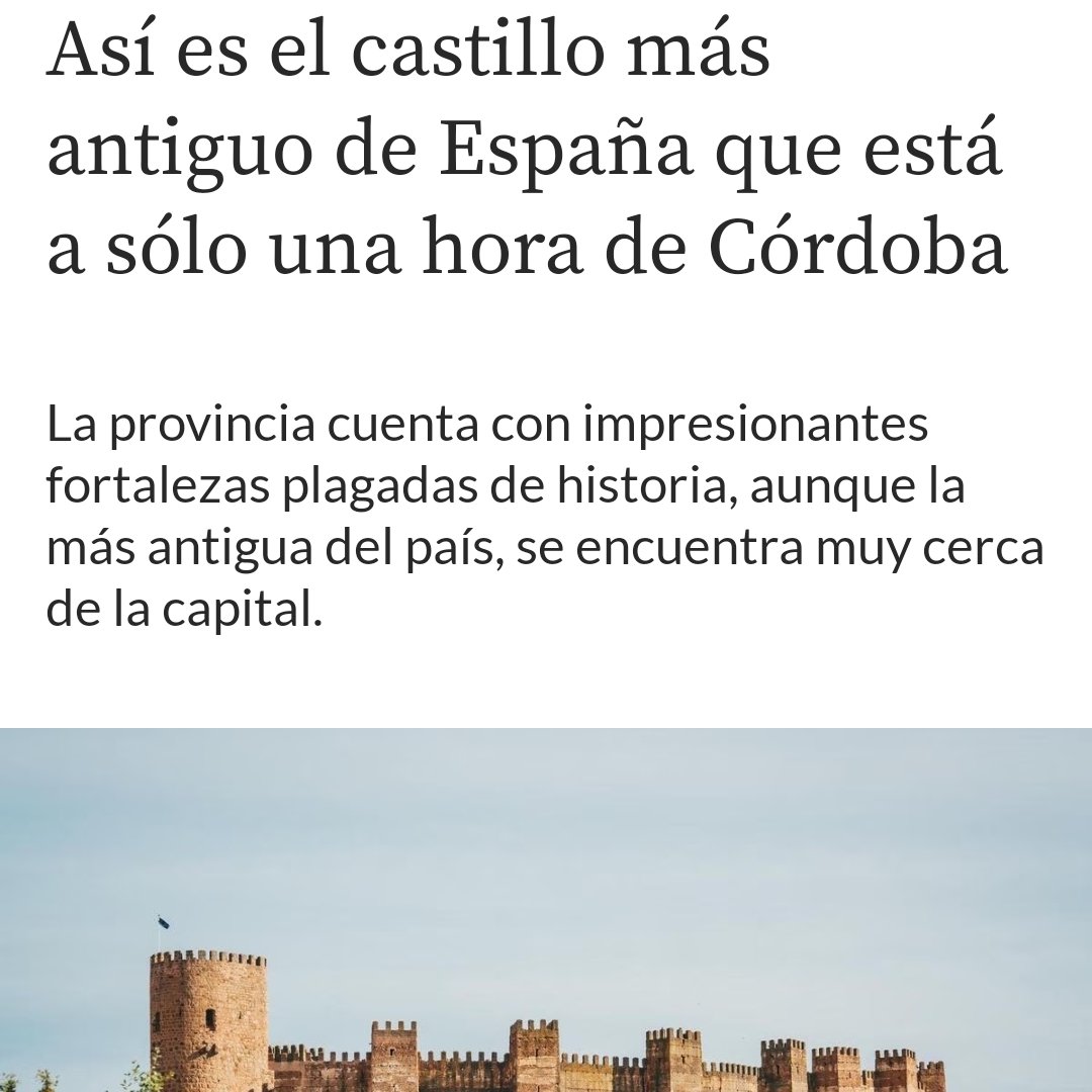 La provincia llamada a 'A solo una hora de Cordoba', también es llamada Jaén, os la recomiendo, es bastante más bonita que la provincia de Córdoba. Abrazos
