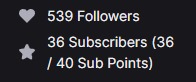DexnGeddes's tweet photo. I honestly can't belive it! 🤯 Last night we beat my highest Followers at 539 &amp; Subscriber count NEW HIGHEST I've ever achieved at 36! My community is amazing and I'm so grateful to everyone who has supported me and is continuing to support me! 🖤 https://t.co/cuj12A4hiB