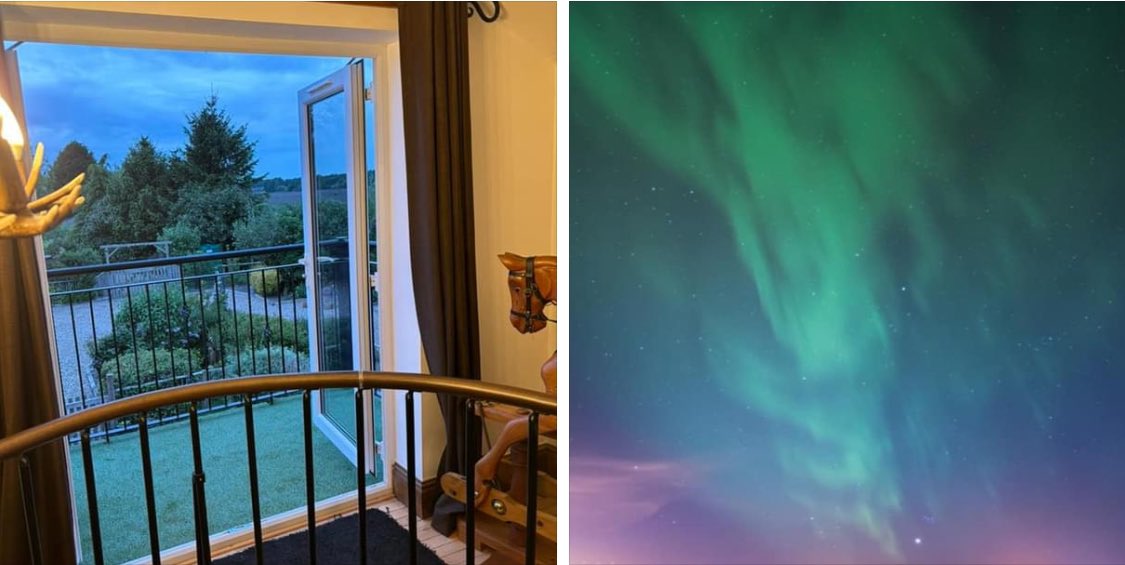 Guests waiting for Northern lights Did you see them ? 💗💚🏡 Watch again tonight truly beautiful #beautifuldestinations #clearyourheadenjoyyourstay #LincsConnect #breakaway #RelaxAndUnwind #recharge