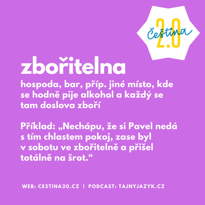 cestina20's tweet photo. #zbořitelna – hospoda, bar, příp. jiné místo, kde se hodně chlastá a každý se tam může zbořit #slovodne #hacknutacestina #cestina20 #tajnyjazyk https://t.co/KHO2FYJTTr