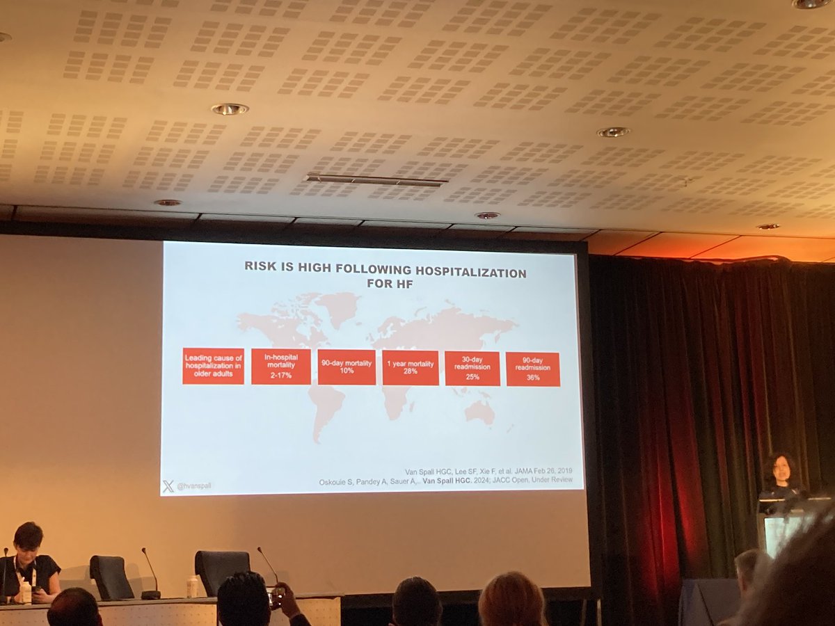 #HeartFailure2024 kicks off with great discussion on how to improve monitoring for patients with HF! Excellent session @m4ggiesimpson & Chaired by @LehaneMairead 👏