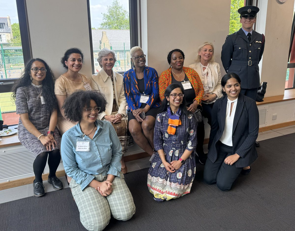 A pleasure to welcome HRH The Duchess of Gloucester, as patron for 40+ yrs, to the <a href="/medicalwomenuk/">MWF</a> conference  <a href="/AngliaRuskin/">ARU</a> #Cambridge. HRH opened the conference, listened to excellent presentations &amp; met an inclusive range of participants - consultants to student doctors