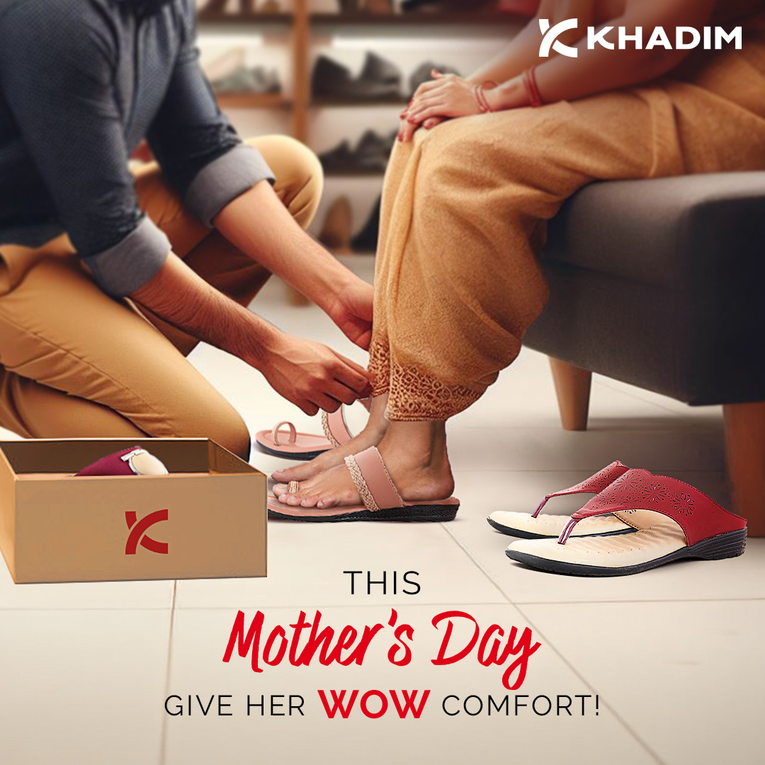 Every step she takes is a journey of love. This Mother's Day, show your appreciation with shoes that carry her in comfort. 

Wishing all the supermoms out there a very Happy Mother's Day. 

#Khadims #ItsWOWItsKhadim #MothersDay #topicalspot #shoes #mom