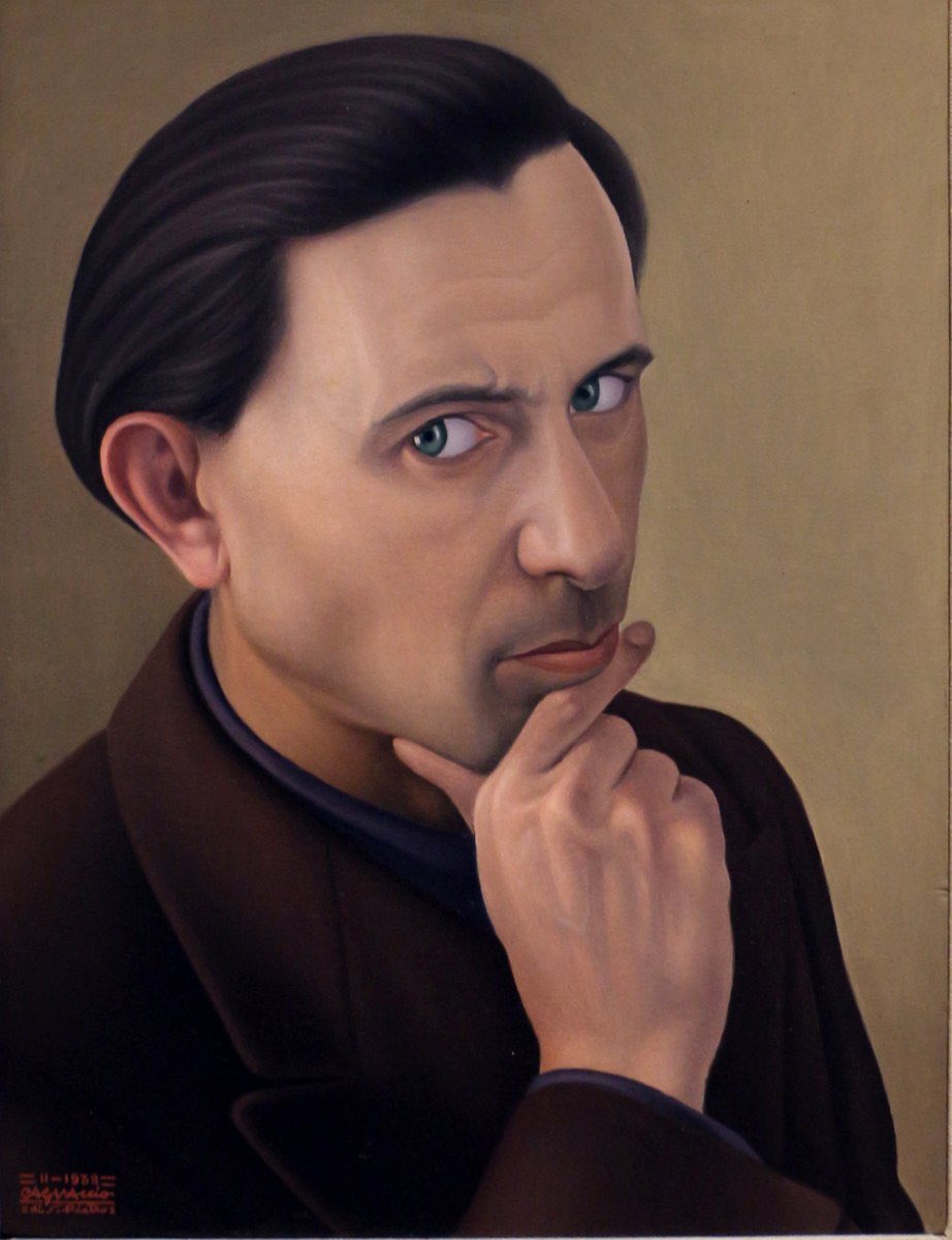 Cagnaccio di San Pietro, #Autoritratto, 1938.
Ca'Pesaro, Galleria internazionale d'Arte Moderna.