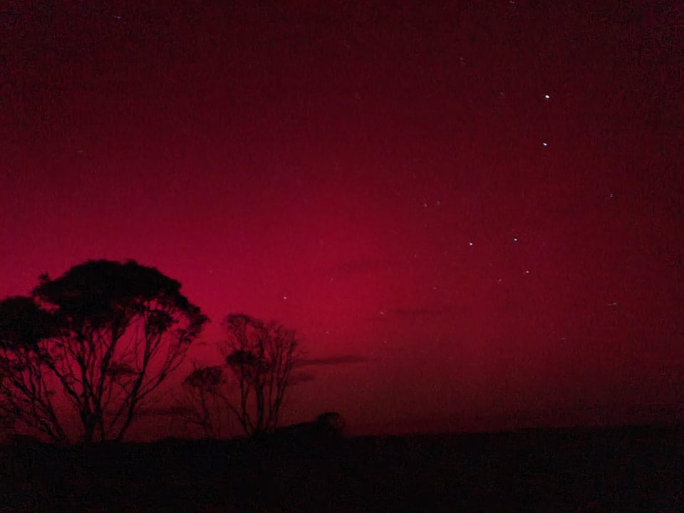 Solar Storm over Western Australia, 11/05/2024