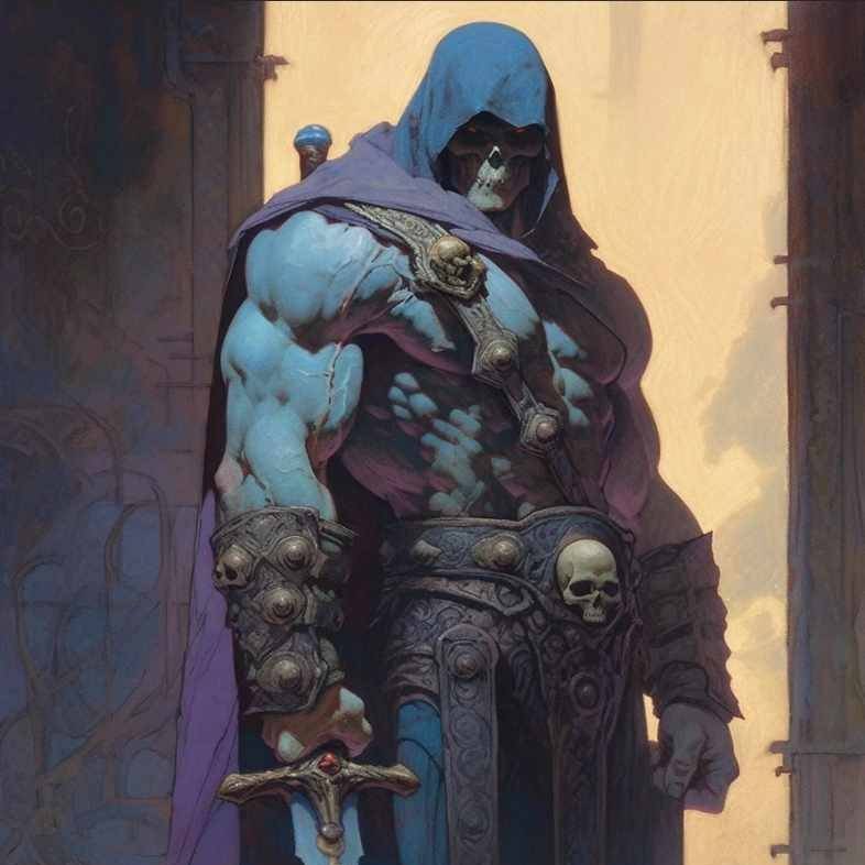 Skeletor by Tony Bamber
#skeletor #comics #comicsart #80s #fantasyart