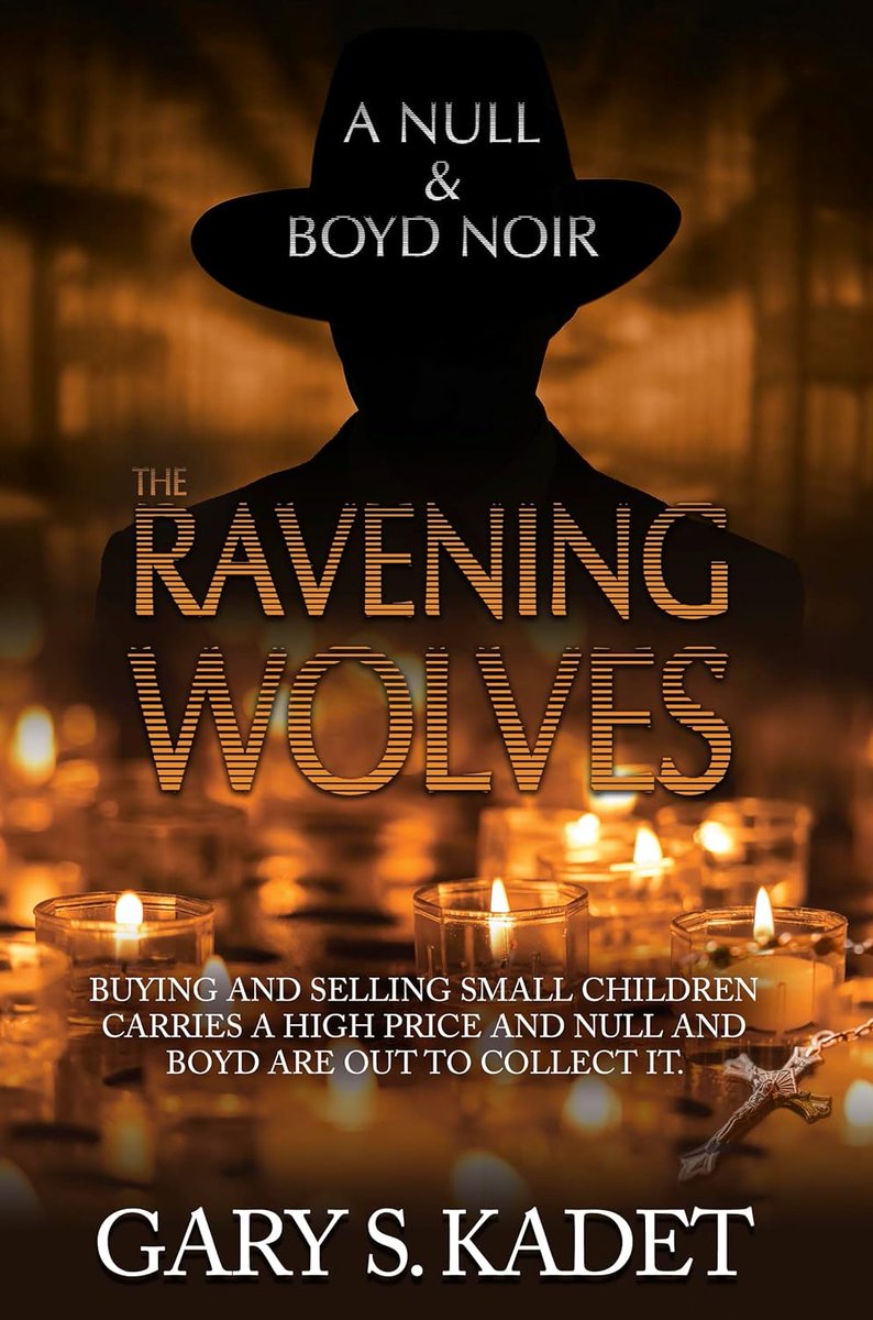 Null's confronted by children being kidnapped off the city streets; Kay's on loan to the FBI to steer them away from Null. Together again, Null & Boyd tackle the oldest, most corrupt institution in Boston: The Catholic Church. #CrimeFiction #NOIR #BPD amazon.com/Ravening-Wolve…