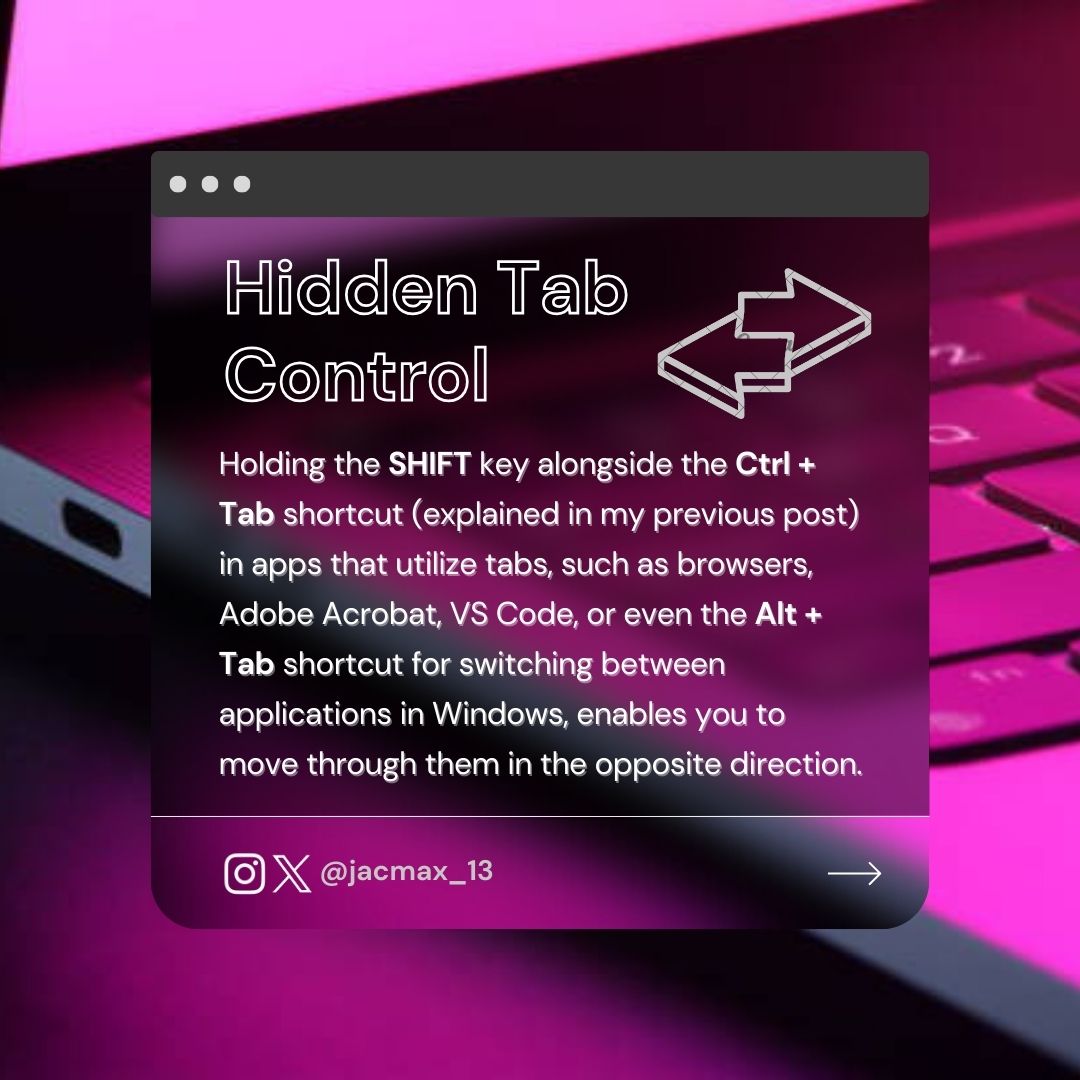 realjacmax's tweet photo. SHIFT KEY - Tips You Need to Know ⌨!

Don't forget to like and follow for more tech tips!
#ShiftKey #Windows11 #TechTips https://t.co/5NOxVlXMwy