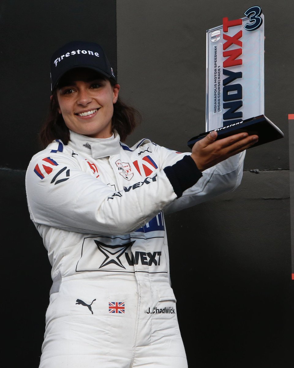 It’s a first podium in Indy NXT for @JamieChadwick 🔥 The first woman to finish on the podium in the series since 2010. We are so proud of you, JC! 🎉