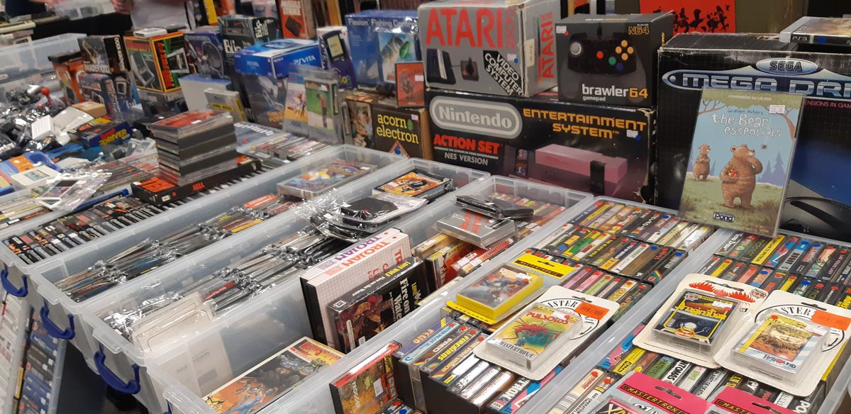 HiddenChestShop's tweet photo. All set up at Doncaster Gaming Market. Pop along and see us! https://t.co/oFQ0sXYs6H