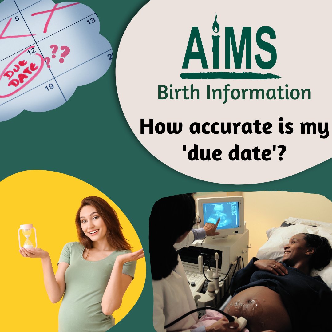 How accurate is my 'due date'? This page looks at how due dates are calculated, how accurate they may be, and how your due date may affect your maternity care. aims.org.uk/information/it…