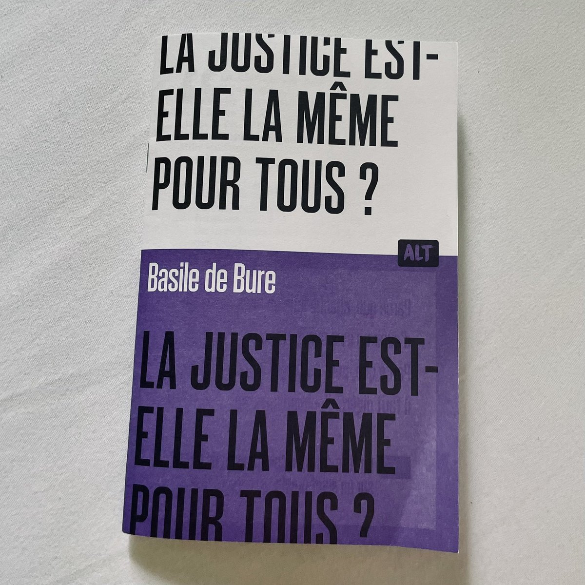 SPOILER ALERT : non Par @BasiledeBure #ConseilLecture (@CollectionAlt @ed_LaMartiniere)